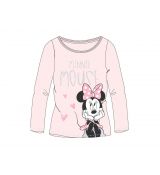 Dívčí tričko Zasněná Minnie Mouse  světle růžové